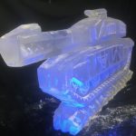 Tank Ice Luge / Challenger Tank Ice Sculpture Vodka Luge in Tidworth