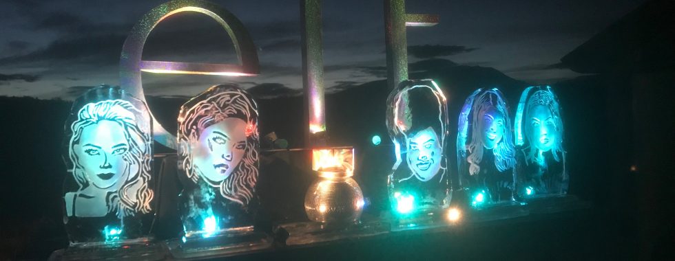 Instagram Ice Sculptures for Elf Cosmetics Event | Ice Agency