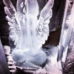 Winged Penis Chilly Willy Ice Sculpture Vodka Ice Luge