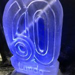 60 Ice Luge / 60 Ice Sculpture Vodka Ice Luge for Birthday Party