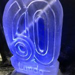 60 Ice Luge / 60 Ice Sculpture Vodka Ice Luge for Birthday Party