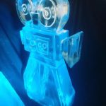 Movie Camera Ice Luge / Movie Camera Ice Sculpture