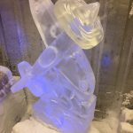 Spitfire Ice Sculpture Vodka Luge at RAF Cranwell Battle Of Britain Party