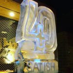 Number 40 Vodka Ice Luge for 40th Birthday party at Oxford party