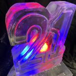 21 number vodka ice luge for 21st birthday