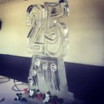 25th Birthday Ice Sculpture Vodka Ice Luge