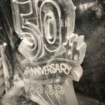 50th Anniversary Ice Sculpture