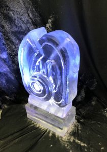 60th Birthday Ice Sculpture Vodka Ice Luge