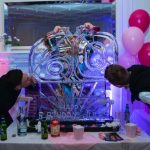 60th Birthday Ice Sculpture Vodka Ice Luge