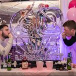 Number 60 Ice Sculpture Vodka Ice Luge