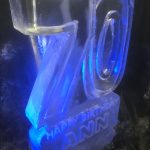 70th Birthday Ice Sculpture Vodka Ice Luge in Nottingham