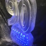 90th Anniversary Ice Sculpture Vodka Ice Luge