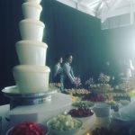 White Chocolate Fountain At Wimbledon Tennis Event