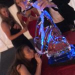 Chilly Willy Ice Sculpture Vodka Ice Luge