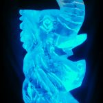 Elephant Ice Sculpture Vodka Ice Luge for Bollywood Party