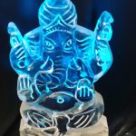 Asian Wedding Ganesh Vodka Ice Luge Ice Sculpture for Slough Wedding