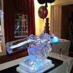 Military Intelligence 007 Gun Ice Sculpture Vodka Luge in Bulford