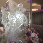 Butterfly Vodka Ice Luge Ice Sculpture at The Grand Hotel Brighton