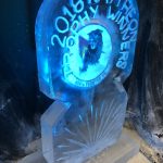 494th Fighter Wing USAF Raytheon Winners Ice Sculpture Vodka Luge Ice Carving