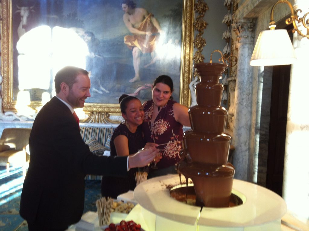 Chocolate Fountain For Hertfordshire Wedding