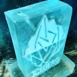 Iceberg Ice Sculpture Vodka Ice Luge for West Sussex Party