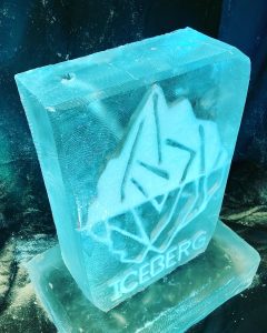 Iceberg Ice Sculpture Vodka Ice Luge for West Sussex Party