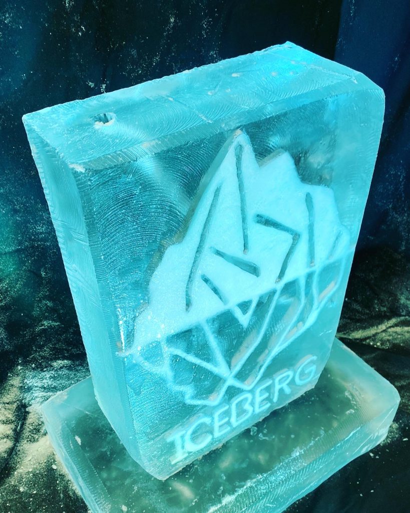 Iceberg Ice Sculpture Vodka Ice Luge for West Sussex Party