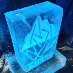 Iceberg Ice Sculpture Vodka Ice Luge for Thorney Island Barracks Party