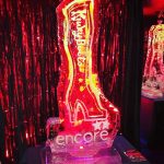 Kinki Boots Ice Sculpture Vodka Ice Luge for Encore Tickets Leicester Square