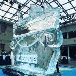 UK Fisheries Kirkella ship ice sculpture for RMG Events Greenwich