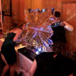 Guildford Christmas Party Snowflake Vodka Ice Luge Ice Sculpture