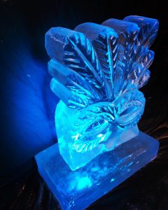 Mask Party Vodka Ice Luge for Masquerade Party