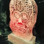 Mexican Skull Ice Sculpture Vodka Ice Luge Mexican Party