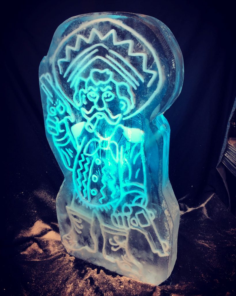 Mexican Themed Party Mexican Ice Sculpture Vodka Ice Luge