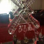 Moulin Rouge Theme Ice Sculpture Vodka Ice Luge