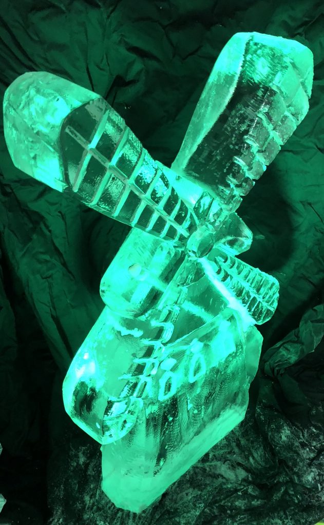 Moulin Rouge Ice Sculpture Vodka Ice Luge