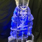 Nutcracker Vodka Ice Luge Ice Sculpture For Cambridge Christmas Party