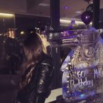 Revolver Gun Ice Sculpture Vodka Ice Luge