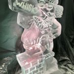 Drunk Santa Vodka Ice Luge Ice Sculpture