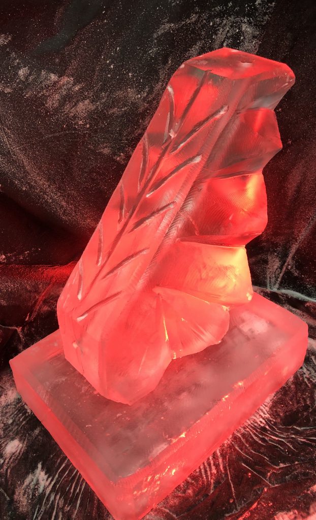 Ski Jump Ice Sculpture Vodka Ice Luge Ice Carving for birthday party