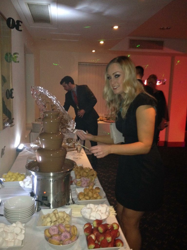 Petersham Hotel Chocolate Fountain for Richmond Wedding