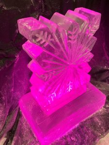 Snowflake Party Vodka Ice Luge at Berkshire Christmas Party