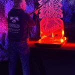 Virgin Logo Vodka Ice Luge Ice Sculpture For Virgin Holidays Christmas Party