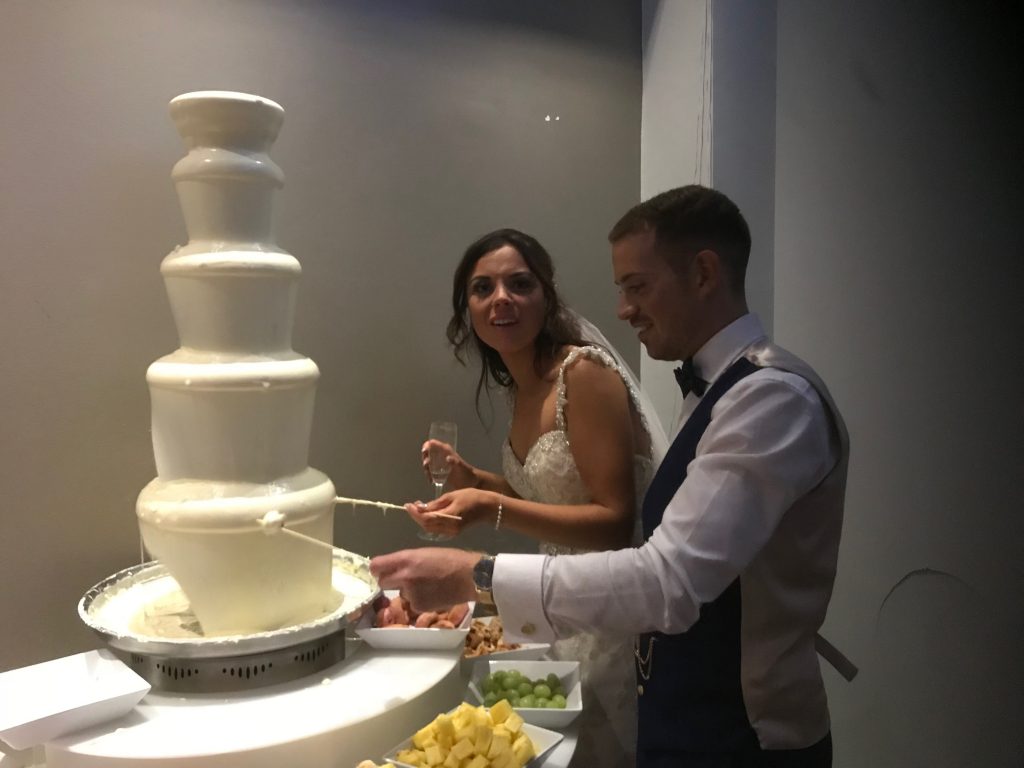 Dorset Wedding Chocolate Fountain