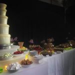 White Chocolate Fountain at Wimbledon Tennis Event