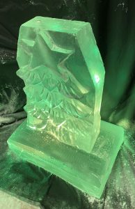 Xmas Tree Vodka Ice Luge for Christmas party in North London