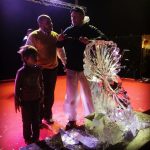 Frozen Theme Live Ice Carving Show Display in Qatar and Muscat