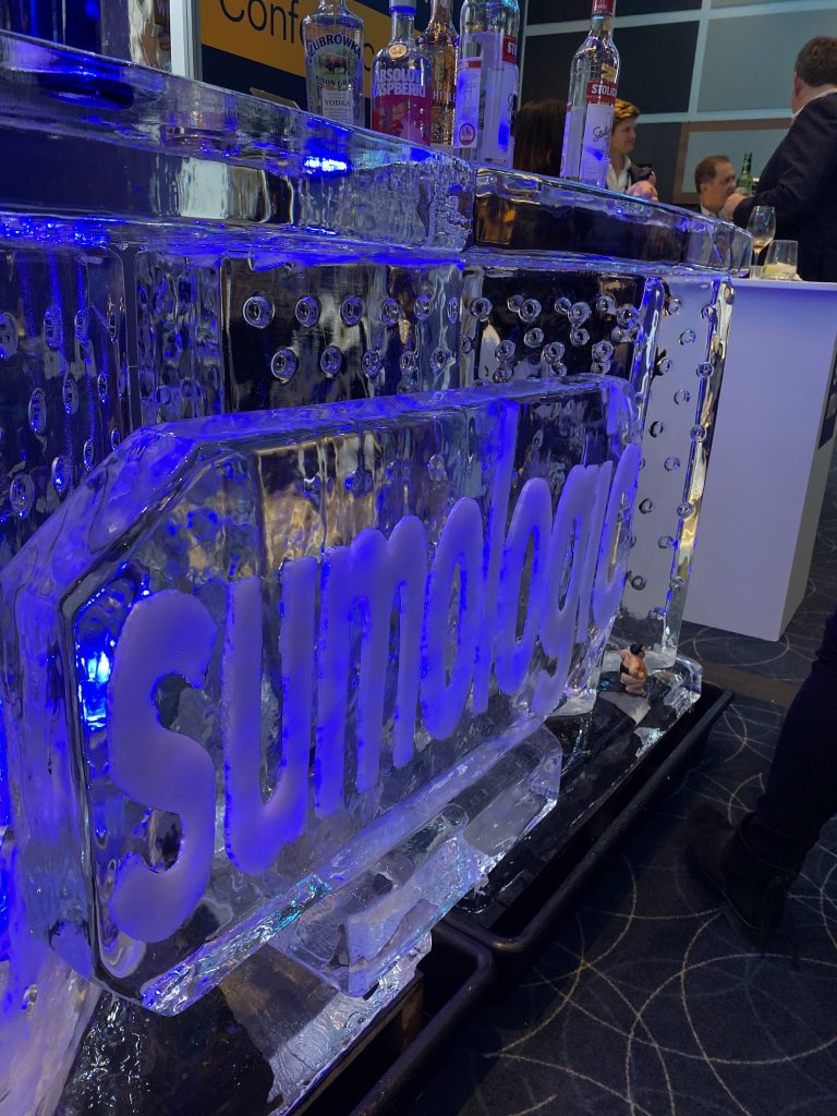 Logo Ice Bar at O2 Exhibition Event
