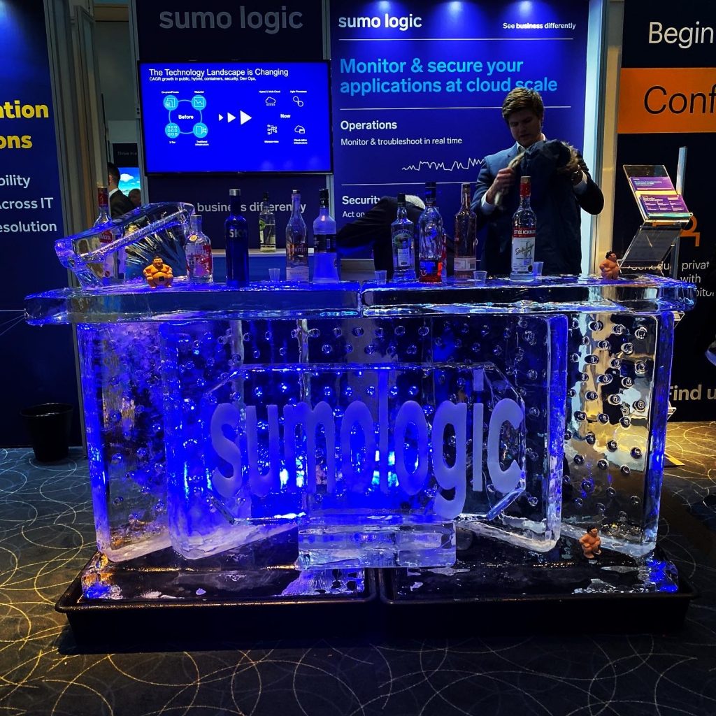 Sumo Logic Logo Ice Bar For O2 Exhibition
