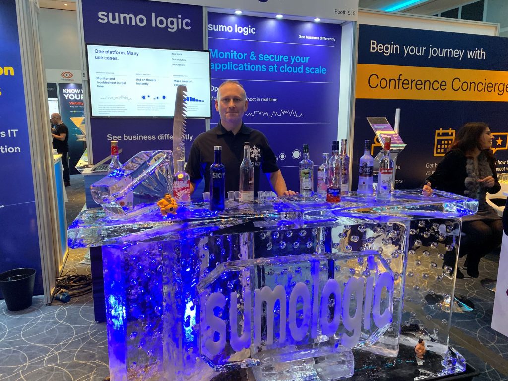 Sumo Logic Christmas Party Ice Bar at O2 London